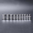 11Pc 1/4 Hex Socket Set Adapter Short Sockets Torque Spanner Ratchet Socket I1D7