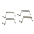 Set Of 2, Adjustable Over The Door 8 Hook Hanger Hat Handbag Clothes