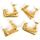 4 pcs Violin Fine Tuner Adjuster Copper Nickel Alloy Violin Accessori_