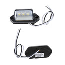 2Pcs 3 LED Rear Tail License Number Plate Light Lamp 12V Car Truck Trailer