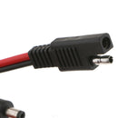 Premium SAE to DC5521 Coaxial 15AWG Cable for Motorcycle Heat Clothing Adapter