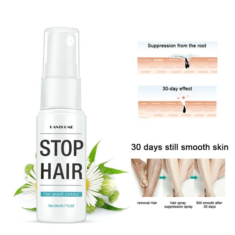 Lanthome Effective Permanent Hair Growth Inhibitor After Hair Removal Repai X6U3