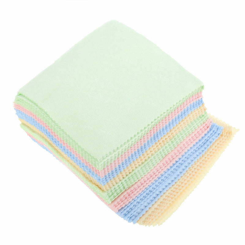 100Pcs Microfiber Phone Screen Camera Lens Glasses Cleaner Cleaning Cloth
