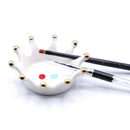 Ceramic Nail Art Brush Displayer Stand Color Palette Brushes Painting Pen Hol Gw