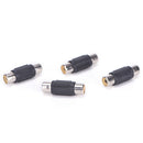 10X RCA Female to Female Coupler Plug Audio Video AV Cable Adaptor RCA Joiner Kw