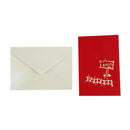 3DTrain Greeting Card PopUp Paper Cut Postcard Birthday Valentines Party Gift JR
