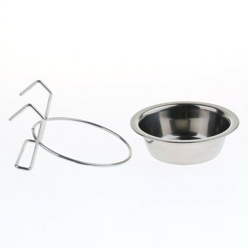 Birdcage Bird Feeder Birds Bowls for Cage Parakeet Food Dish Parrot Feeders