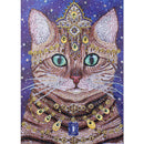 5D DIY Special Shaped Diamond Painting Noble Cat Cross Stitch Embroidery