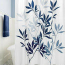 180 x 180Cm Modern Polyester Fabric Shower Curtain With Hooks Leaves Printe