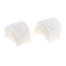 Pair of 6 Large Suits Shoulder Pads for Women Men Coats Jackets White