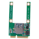 1Pcs Mini PCI-E to USB2.0 Adapter Card PCI Express Card Full for Notebook TO NTO