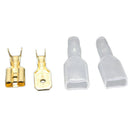 5X(200Pcs/50Pairs Female Male Spade Crimp Terminals Sleeve Wire Wrap Conne J9I1)