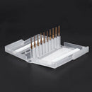 10pcs 1.5mm-3.175mm Carbide End Mill Engraving Bits For CNC Rotary Burrs