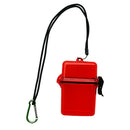 Waterproof Dry Box Container Hook for Scuba Diving Snorkeling Kayaking Red