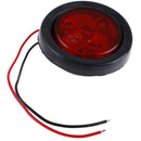 1pcs 2.5" 4LED Round Truck Trailer Clearance Lamp Side Marker Light Red ZY ME