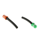 2 Pcs Gas Fuel Tube Vent Breather Hose for Monkey Dirt Bike ATV Orange+Green