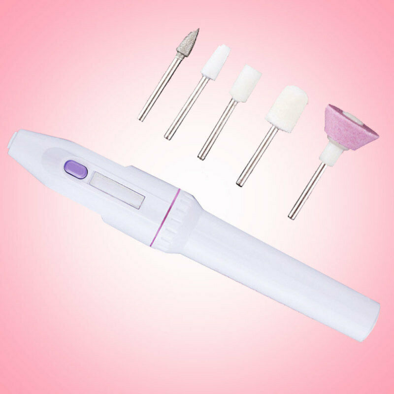 Mini Electric Nail File Drill Kit Manicure Tool Salon Pen Shape Set Beaut SKL