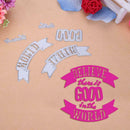 5pcs Believe World Cutting Die Stencil Scrapbook Embossing Album Paper Card