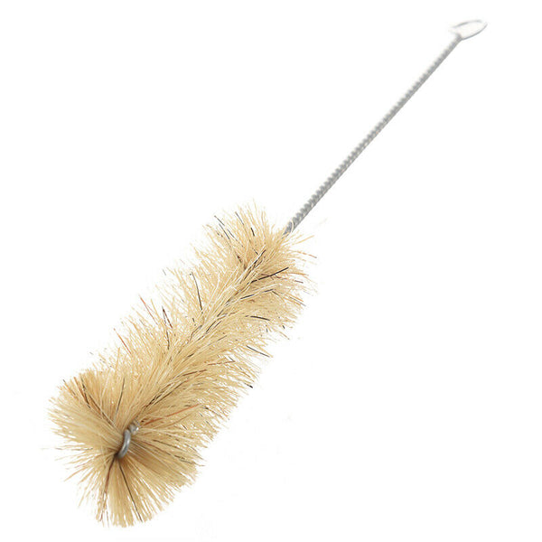 7.3" Length Nylon Bristles Metal Handle Test Tube Cleaning Brush