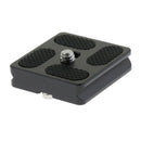 2pcs Aluminium Camera 1/4" Quick Release Plate For Tripod Monopod Ball Head