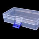 Transparent fishing lure tackle hook bait plastic storage box container case  JR