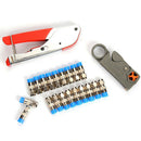 Coaxial Cable Wire Stripper Rg6/Rg59 Compression F Connector Tool Crimping