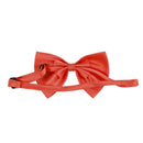 5X( Dog Cat Bow Tie Bowtie Pet Adjustable Collar Orange G3X2)