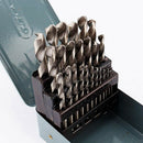 1X(25Pcs/Set 1Mm - 13Mm Drilling Bit Hss High Speed Steel Drill Bits Set Wo