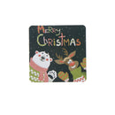 46PCS Snowman Christmas Decor Box Sealing Stickers Diy Xmas Gift Bag Sealing AA