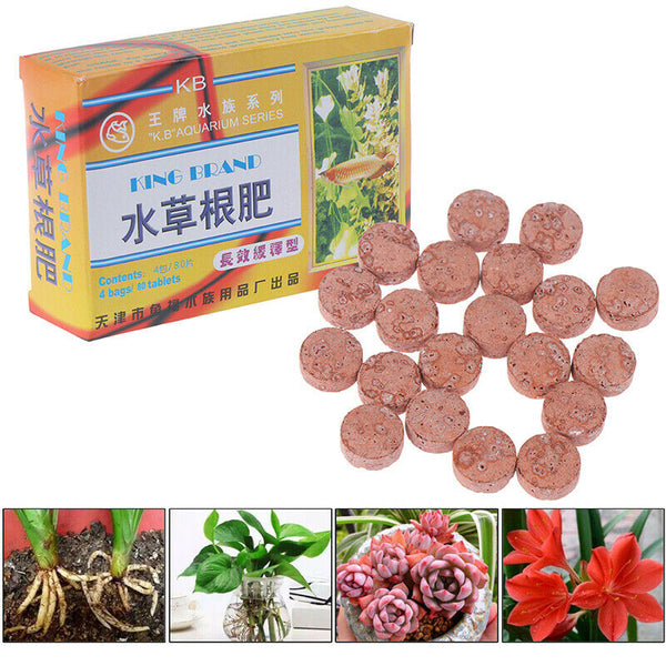 80pcs Aquarium Fish Tank Plant Grass Fertilizer Root Tab Live Water Nutrition-OZ