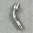 Motorcycle Exhaust Adapter 51MM Slip on Link Pipe Escape Mid Tube Clamp Con Z6A8