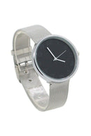 Minimalism Stainless Steel Ladies Watch Fashion Analog Ladies Watch black