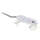 Soft Mice Rat Mouse Top Water Fishing Lure Bass Bait Crankbait 2 Hooks 02