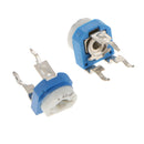 200Pcs 10 Value 500 Ohm - 2M Ohm Potentiometer Trimpot Variable Resistor Kit
