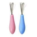 Comb Hair Brush Cleaner Cleaning Remover Embedded Tool Plastic Random Color A