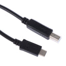 USB 3.1 Type C Male Connector to USB 2.0 B Type Male Data Cable for Pri Gw