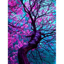 5D DIY Full Drill Diamond Painting Red Leaf Cross Stitch Embroidery Mosaic