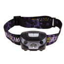 LED Motion Sensor Headlamp Headlight USB Rechargeable Head Flashlight Torch