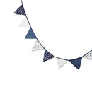 3.2m Flower Pattern Hanging Flags Cotton Cloth Pennant Party Festival Decor
