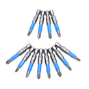 12pcs Anti Slip Electric Screwdriver Bits Hex Shank PH 50mm Single Side Dri- OZ