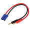 4.0mm Banana to EC5 Male Connector Cable Leads for a6 b6 Lipo Battery Charge