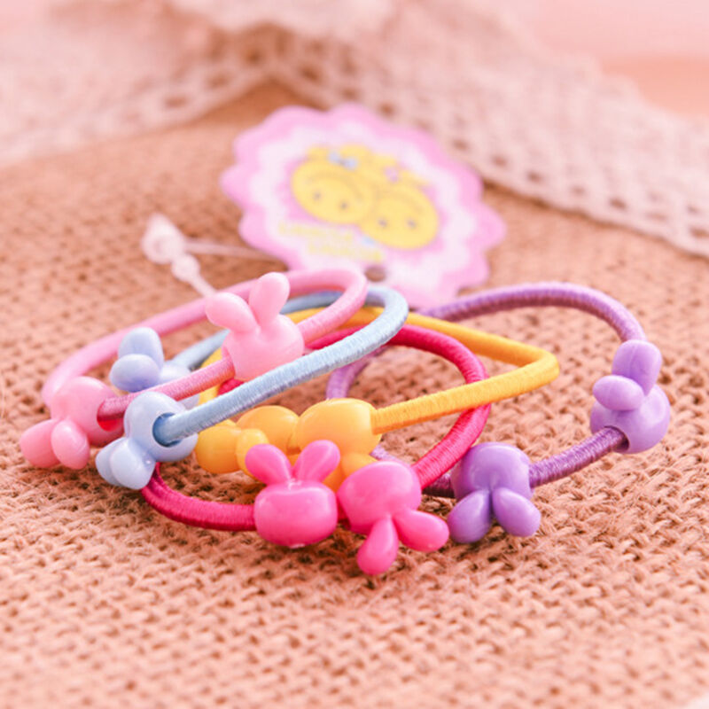 100x Women Girls Elastic Hair Ties Band Rope Ponytail Holder Fashion Scrunchie #