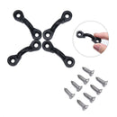 4pcs Bungee Nylon Deck Loop Easy Install C Buckle Set  Kayaks Boat Accessori 3C