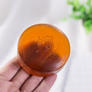 Tan vanilla essential oil soap hydrating cleansing handmade soap 100g Favor