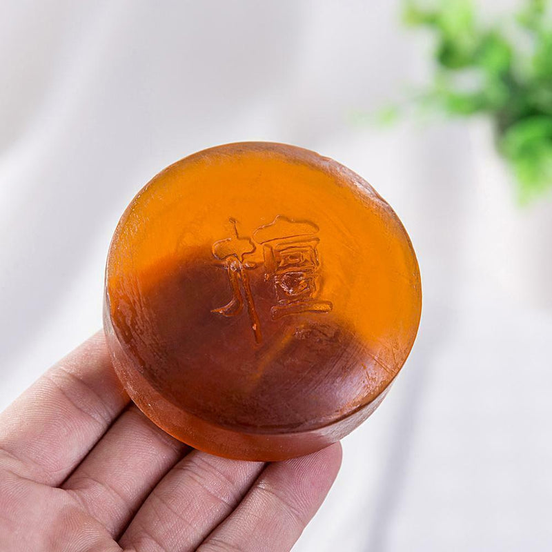 Tan vanilla essential oil soap hydrating cleansing handmade soap 100g Favor