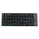 Keyboard Skin Keyboard Stickers Russian Wireless Keyboard Green Keyboard