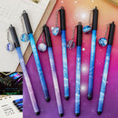 Luminous twelve constellations Glass Ball Starry Sky Writing Gel Pen 0.38mmJC!c