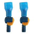 2pcs Hydration Pack Bite Valve Nozzle with Dustproof Cap for Hydration Backpack