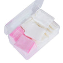 320Pcs/Bag Soft 3-In-1 Facial Organic Cotton Pads Facial Cleaning Nail Poli D1E8