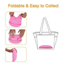Waterproof Silicone Baby Bibs, Adjustable Soft Feeding Bibs With Food Crumb R2X2